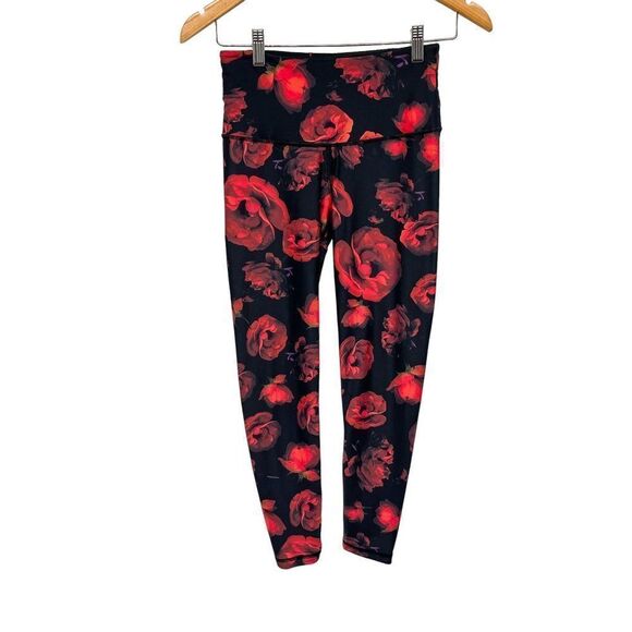 Victoria's Secret Victoria Sport Knockout Rose Print Athletic Ankle Leggings - Picture 5 of 11
